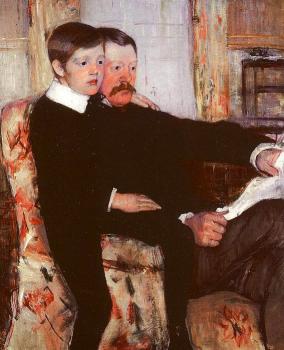 Mary Cassatt : Alexander J. Cassatt and his Son Robert Kelso